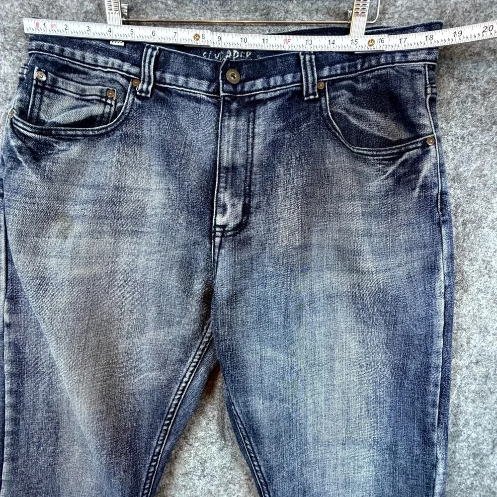Fly‎ Paper Jeans Mens 38x32 Blue Y2K Streetwear Bootcut Leg Travel Relaxed Fit